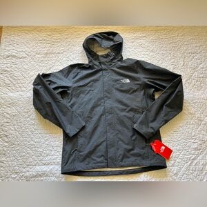 The North Face Men's Charcoal Grey Venture 2 Raincoat M Medium